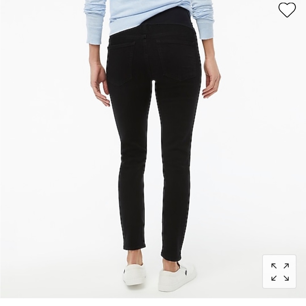 Jcrew black maternity jeans size 28